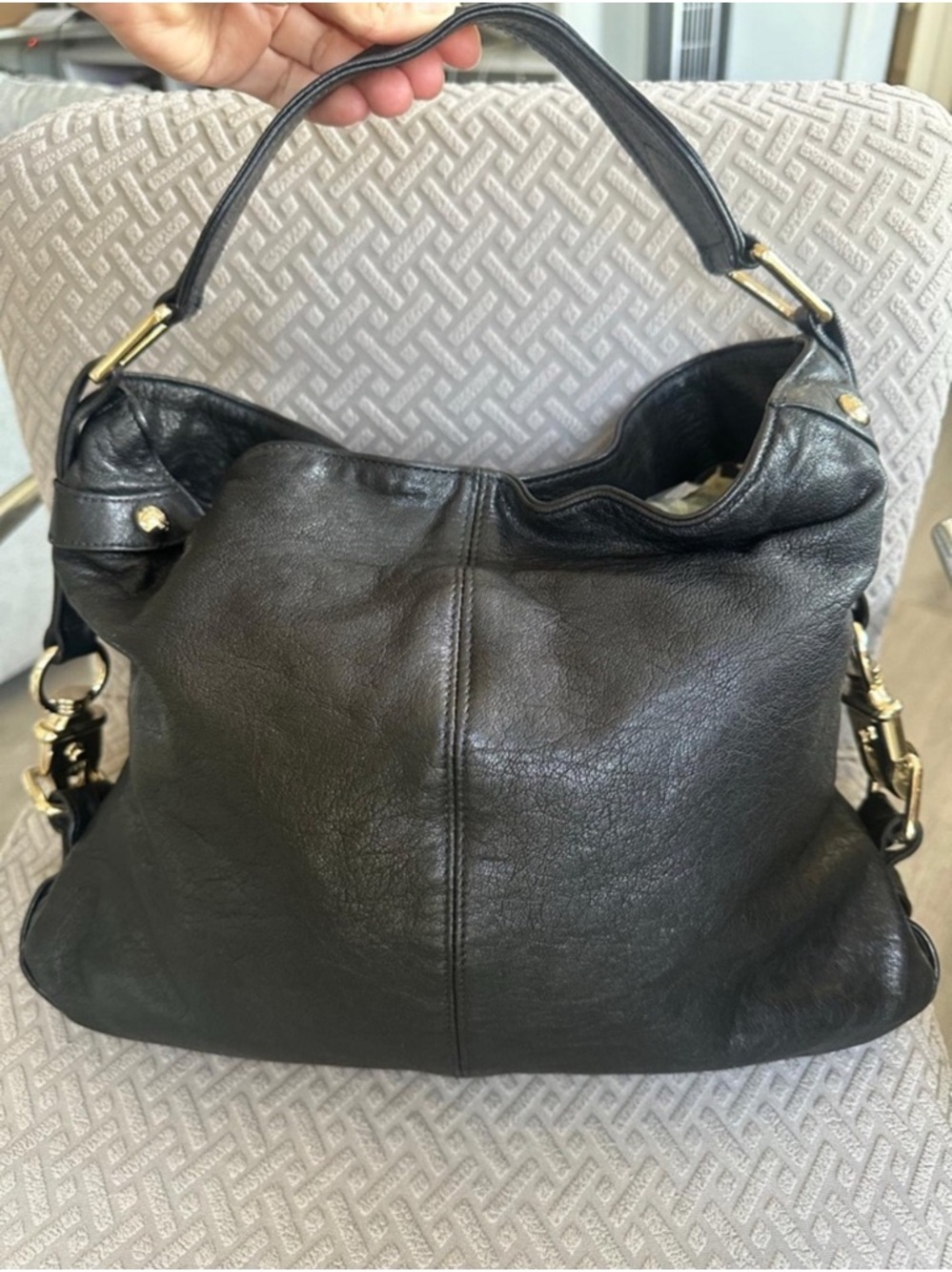 Rebecca Minkoff Nikki Hobo Bag Black Leather Shoulder Bag Slouchy Boho Chic. - Picture 3 of 11